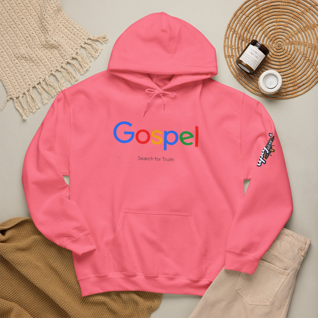 Gospel Hoodie — "Search for Truth" Christian Faith Pullover Printify