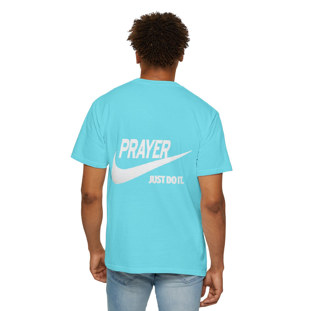 Prayer Just Do It T-shirt - Funny Christian Nike Parody T-shirt - Faith Gear Printify