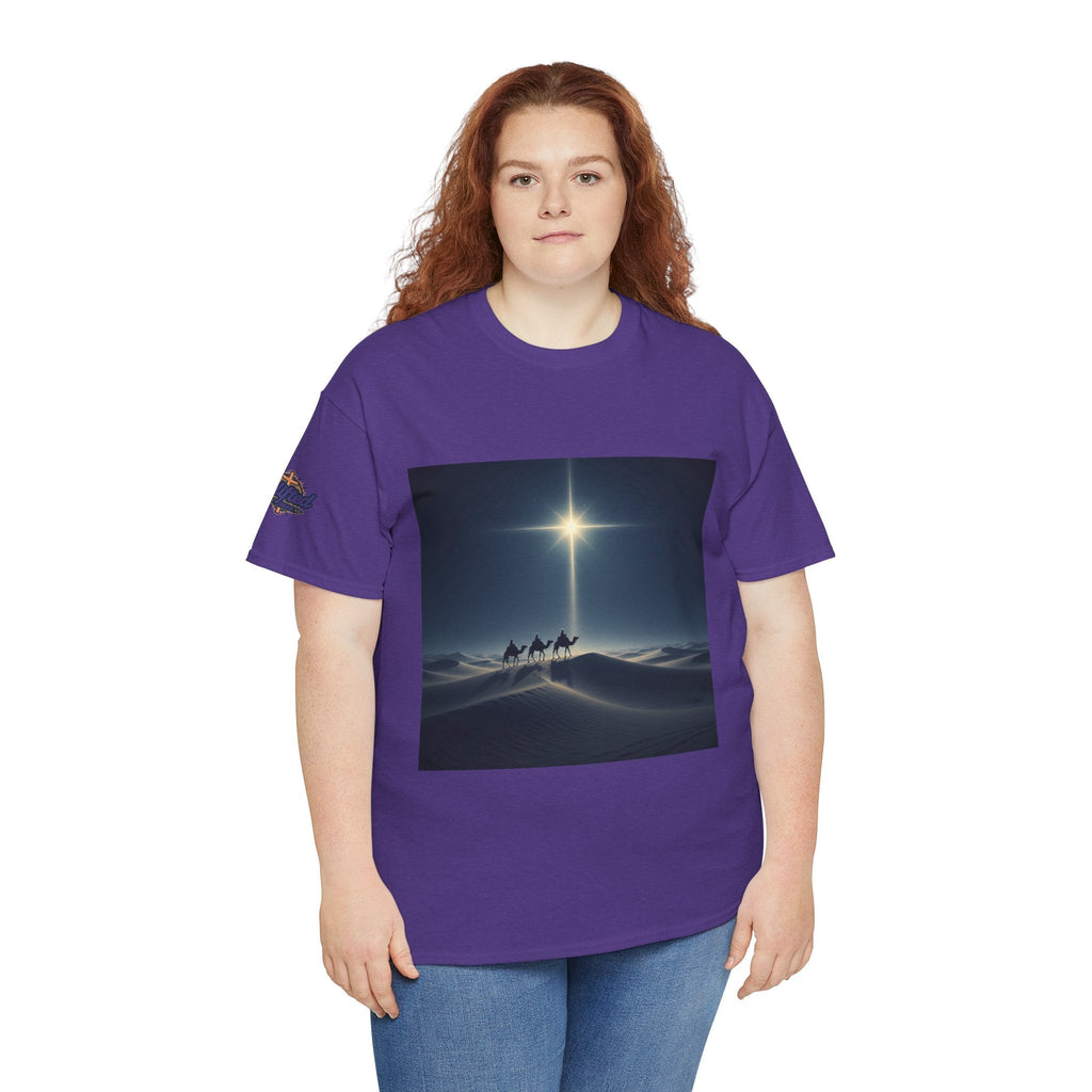 3 Wise Men T-shirt – Magi Camels Nativity Journey Christian Christmas T-shirt for Epiphany Faith & Holy Night Printify