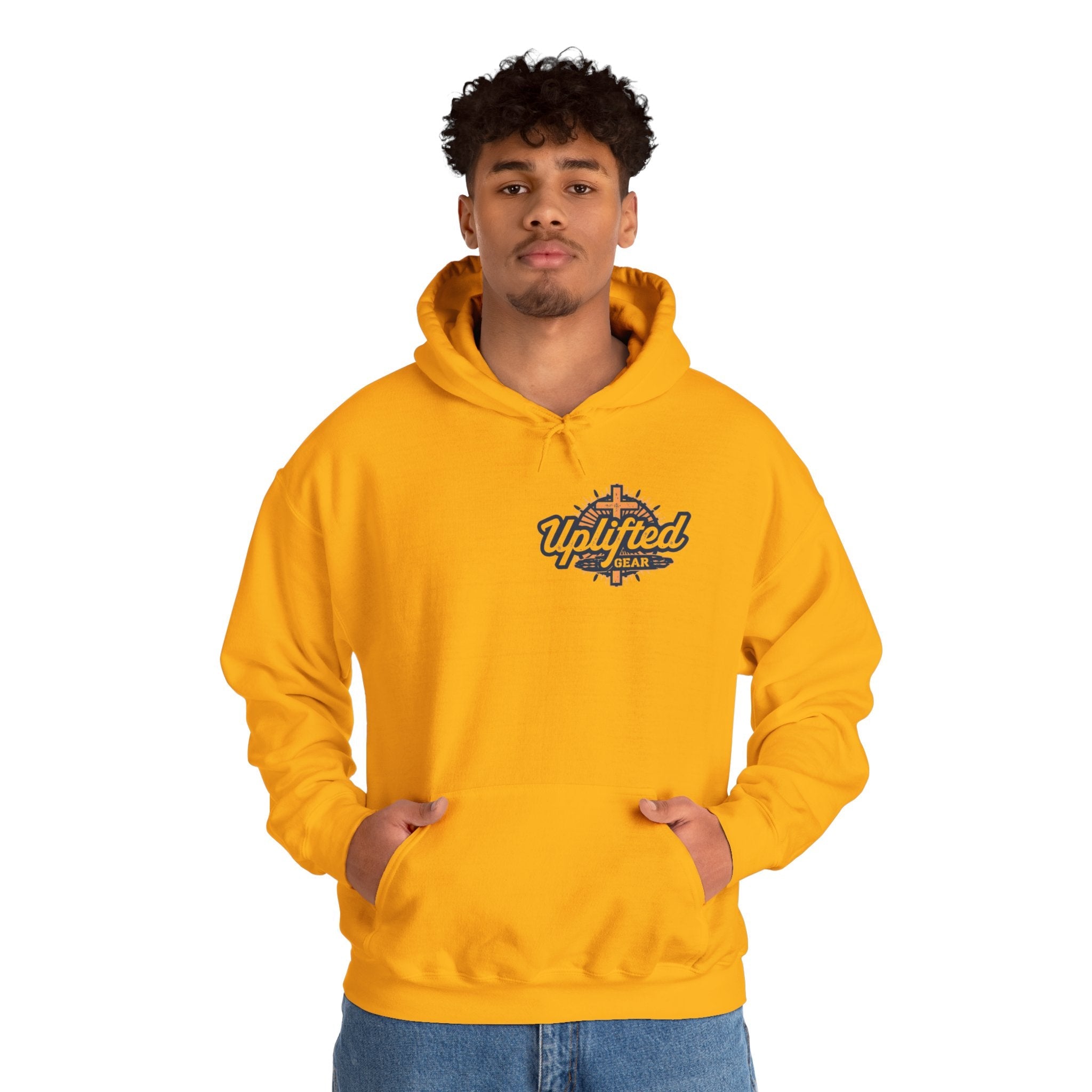 Bible Verse Unisex Heavy Blend™ Hooded Sweatshirt - Philippians 4 : 13 Printify
