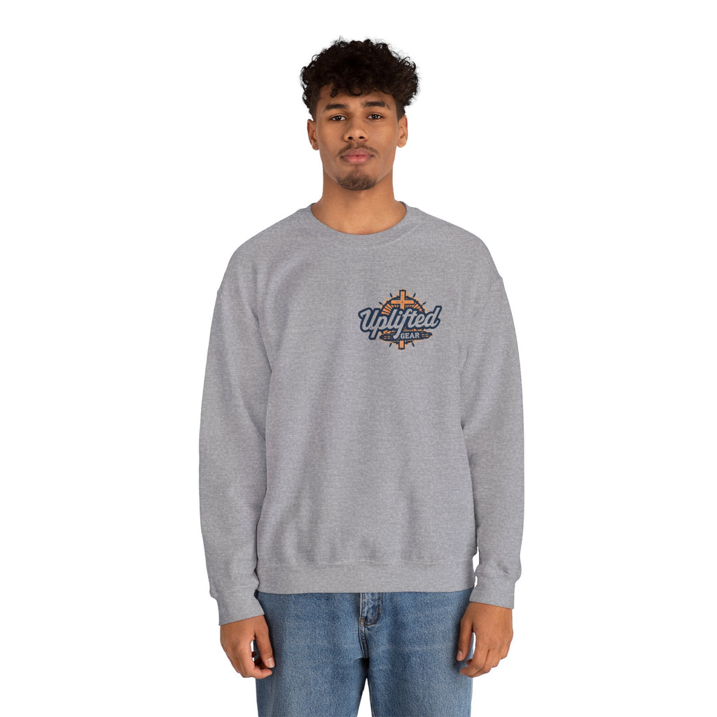 Uplifted Gear Christian Logo Sweatshirt Printify
