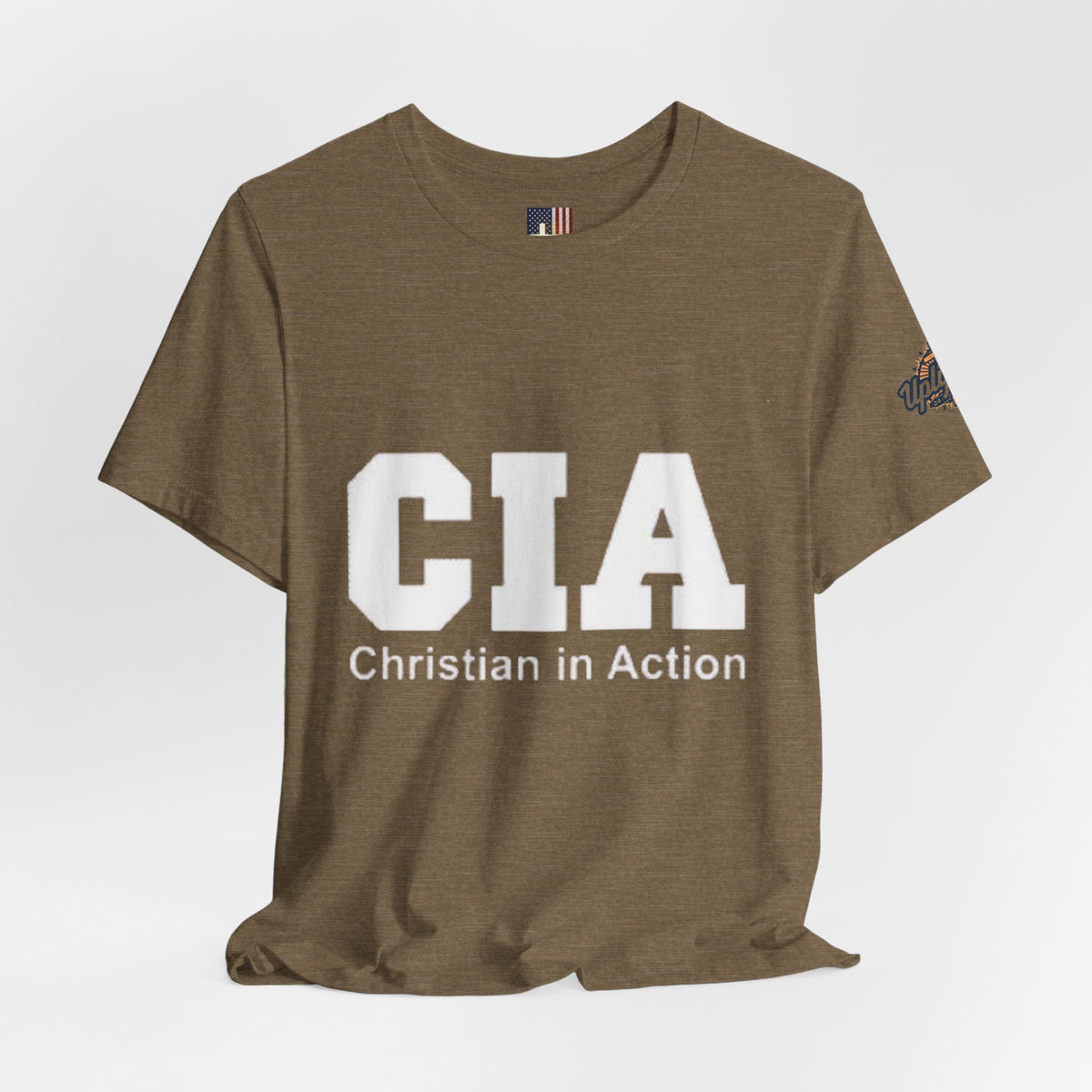 CIA Christian in Action T-shirt - Funny Faith Parody T-shirt - Mission Ready Apparel Printify