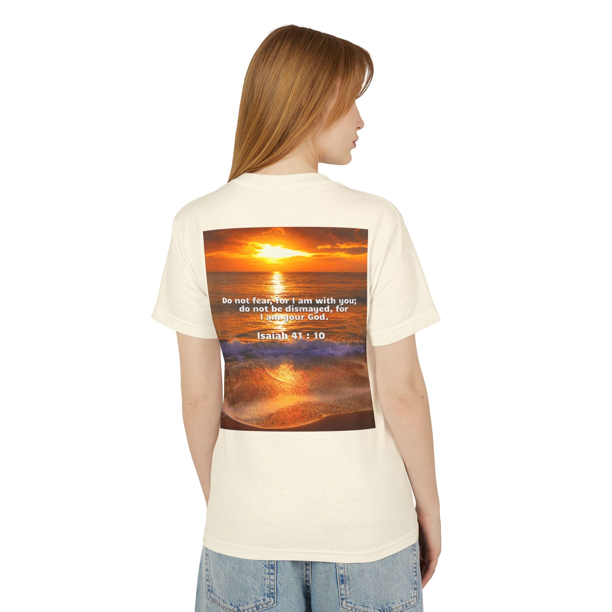 Bible Verse Tee - Isaiah 41:10 Unisex Shirt Printify