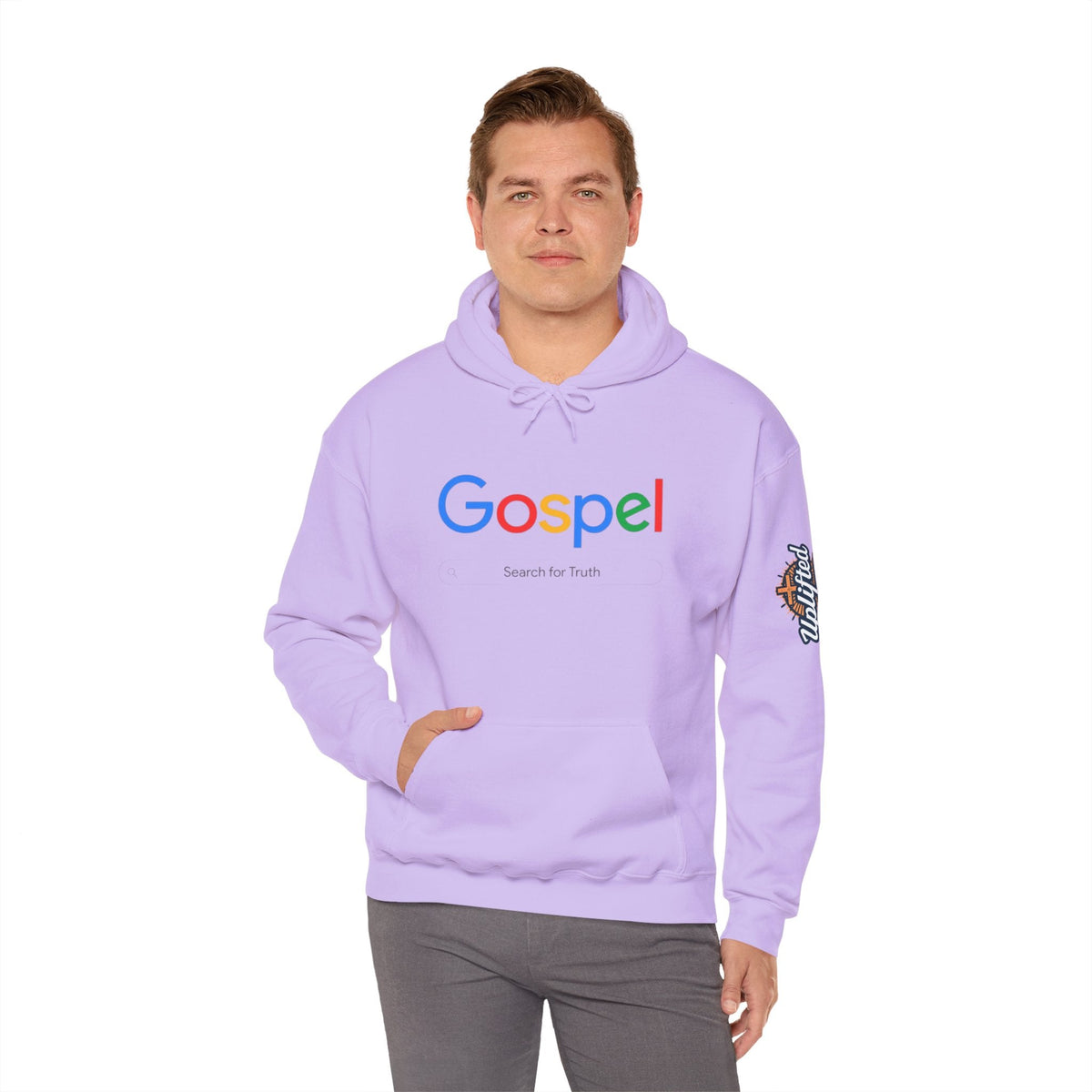 Gospel Hoodie — "Search for Truth" Christian Faith Pullover Printify
