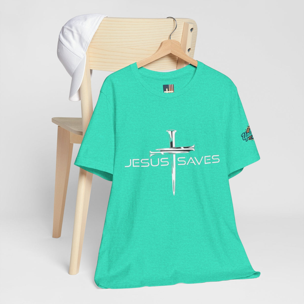 Copy of Jesus Saves T-shirt – 3 Nails Crucifix Cross Christian T-shirt for Redemption Faith & Bold Salvation Printify