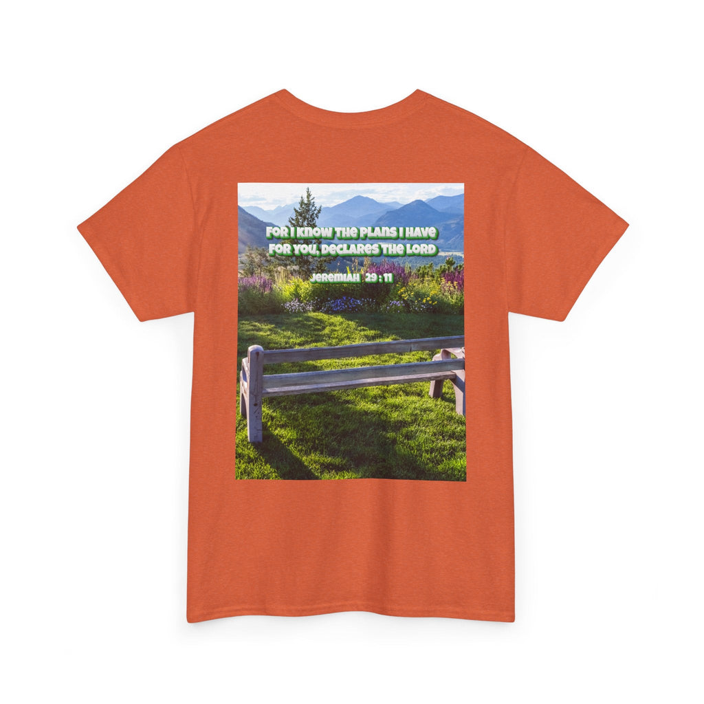 Bible Verse Unisex Tee -  Jeremiah 29 : 11 Printify