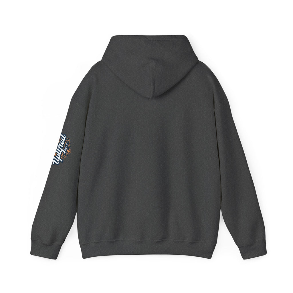 Under Armor Logo Hoodie — Black Athletic Pullover Printify