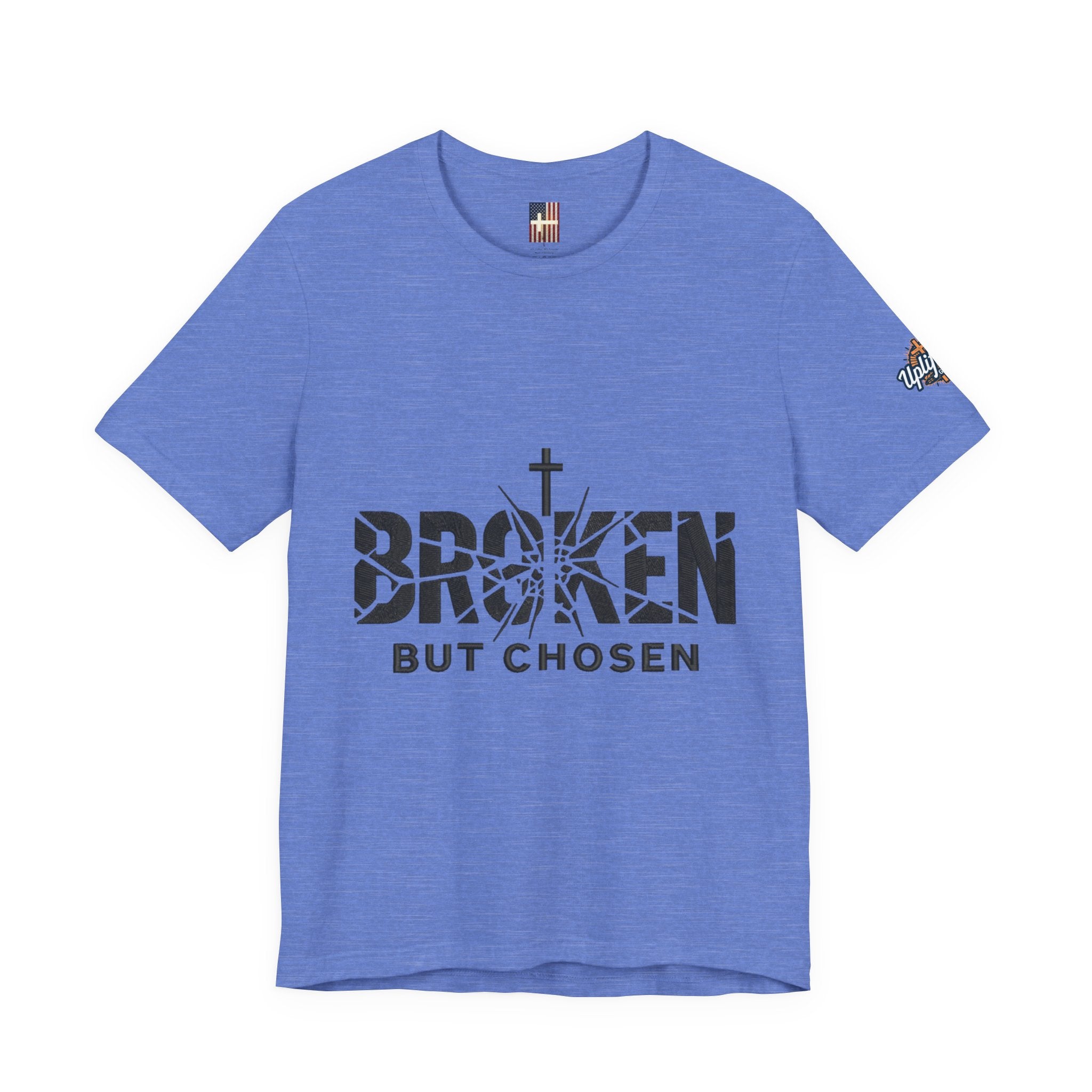 Broken But Chosen T-Shirt — Inspirational Faith Graphic Tee Printify
