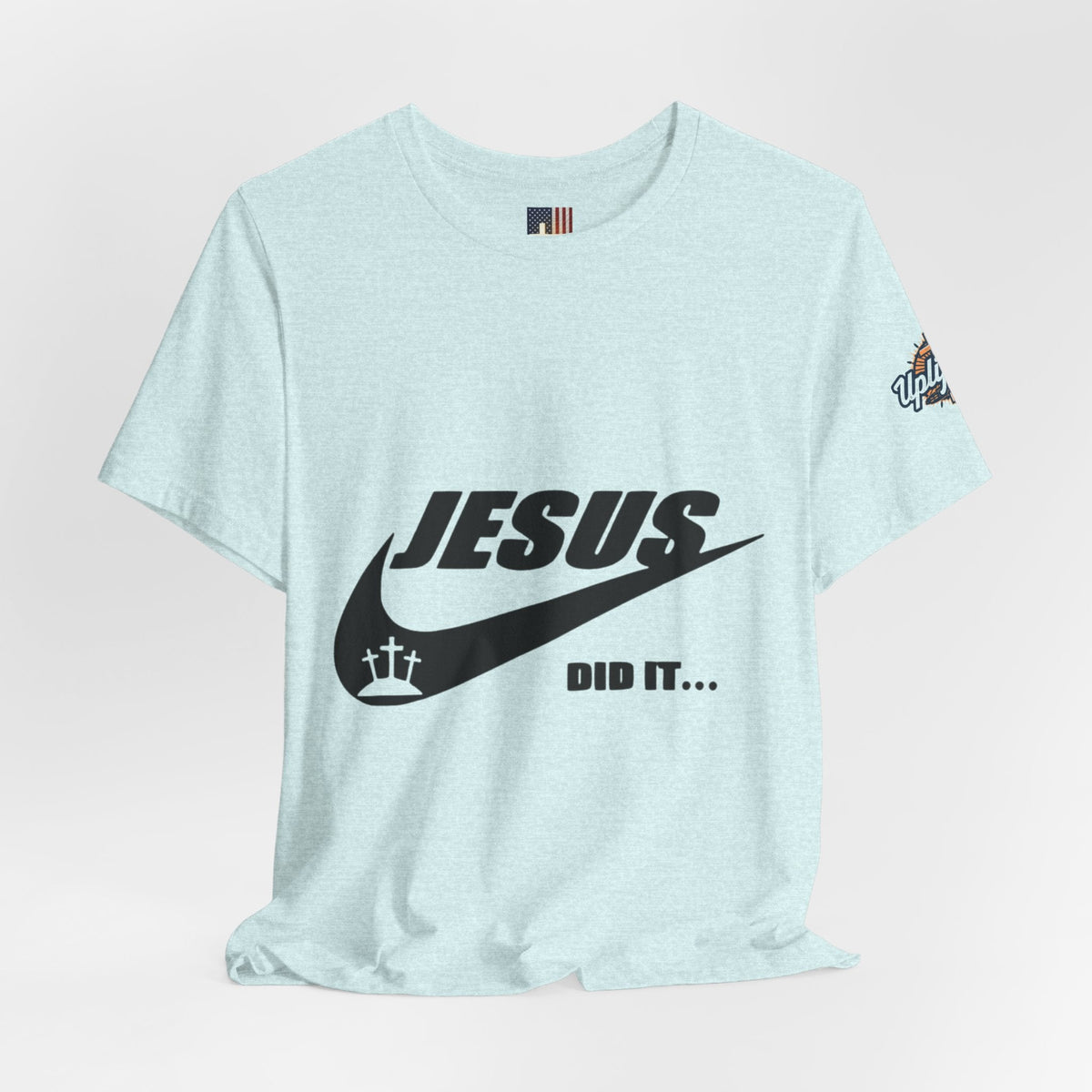 Jesus Did It T-shirt - Funny Christian Parody T-shirt - Faith & Victory Apparel Printify
