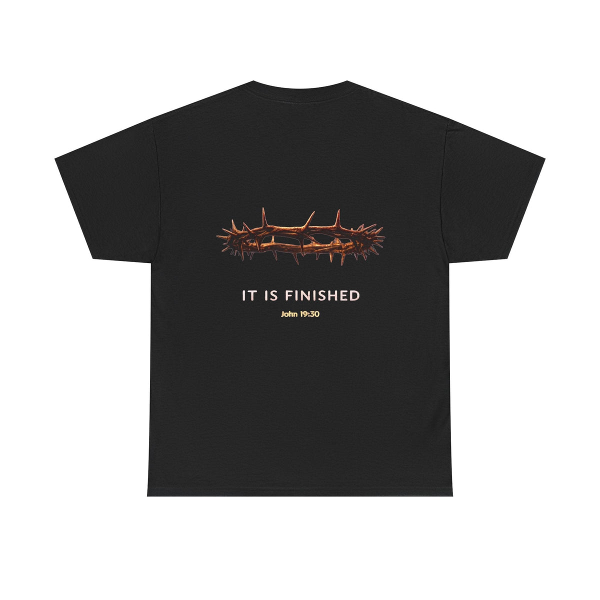 It Is Finished Crown of Thorns Tee — Christian John 19:30 Faith Shirt Printify