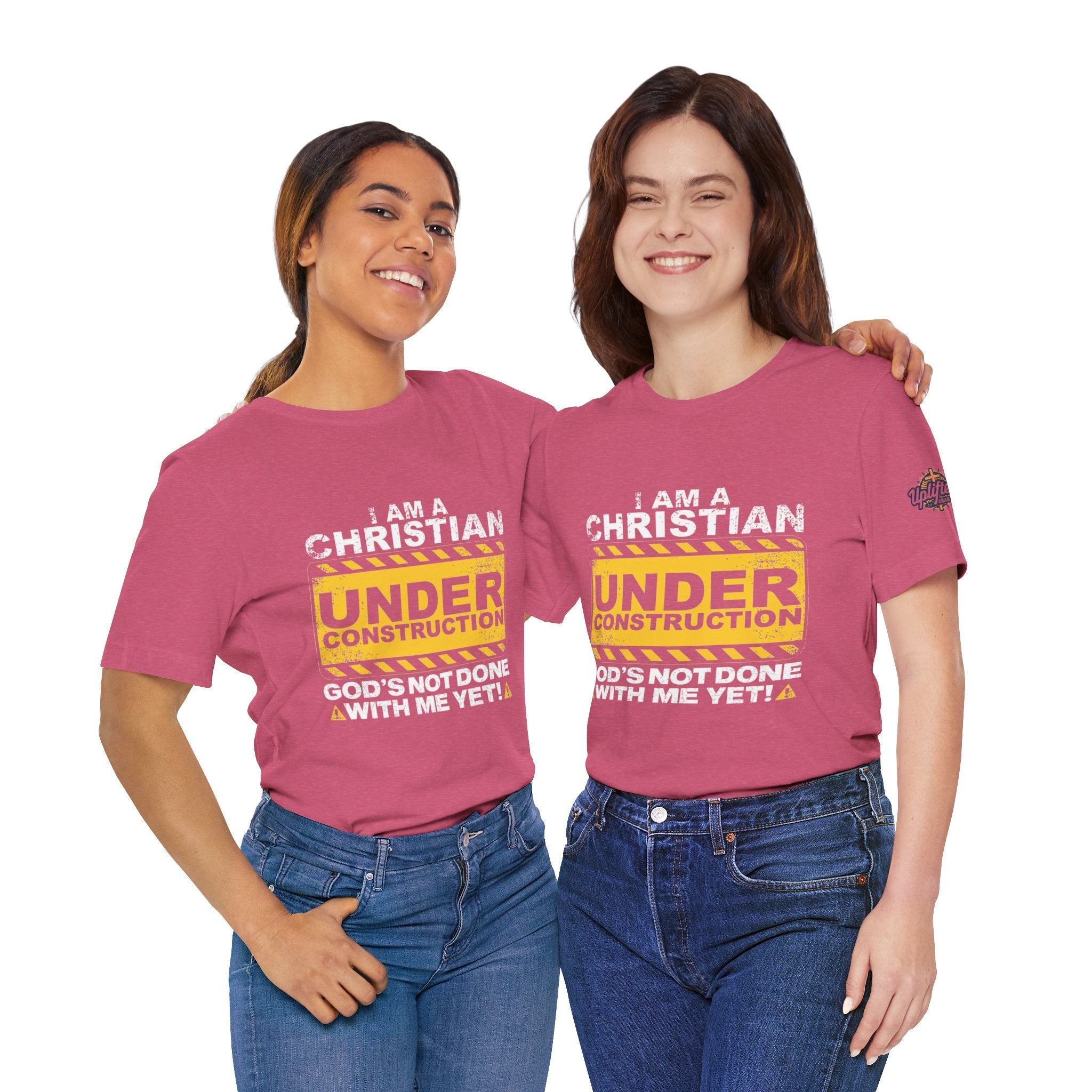 Christian Under Construction T-shirt | God Is Not Done With Me Yet T-shirt Printify