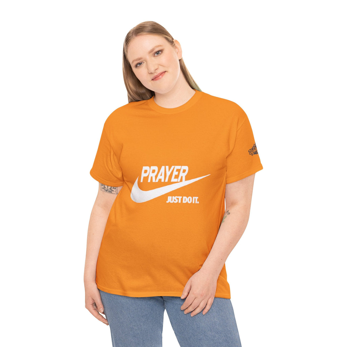 Prayer Just Do It T-shirt - Funny Christian Nike Parody T-shirt - Faith Gear Printify