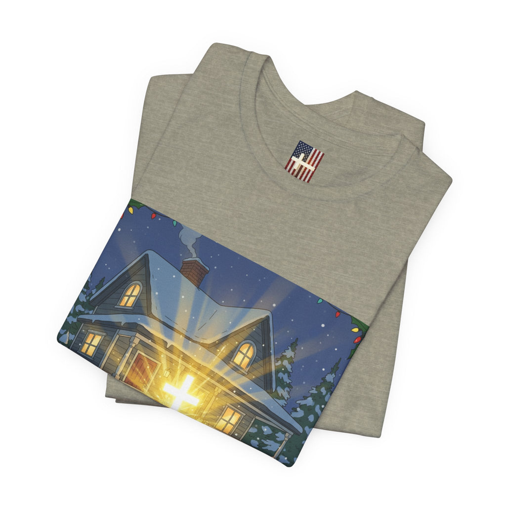 A Major Award This Christmas T-shirt – Fragile Leg Lamp Parody Cross Unboxing Christian T-shirt for Hilarious Faith & Holiday Glow Printify