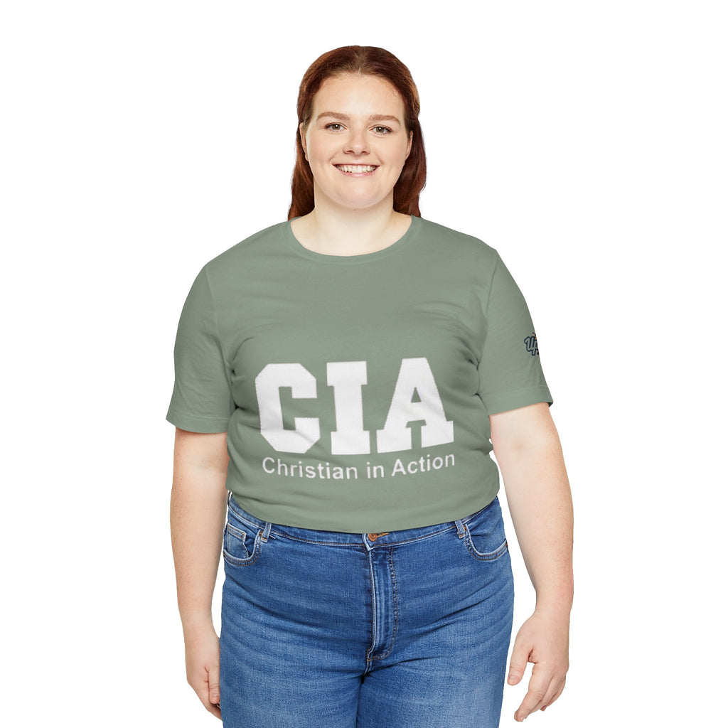 CIA Christian in Action T-shirt - Funny Faith Parody T-shirt - Mission Ready Apparel Printify