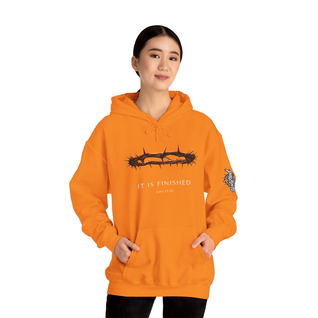 It Is Finished Crown of Thorns Hoodie — Christian John 19:30 Faith Hoodie Printify