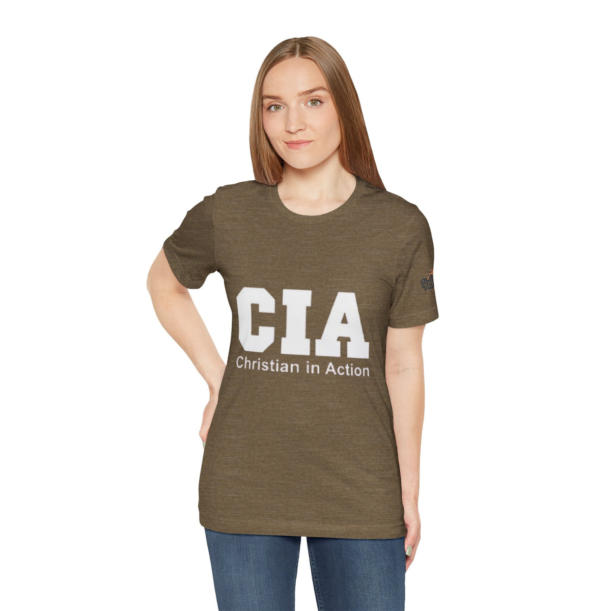 CIA Christian in Action T-shirt - Funny Faith Parody T-shirt - Mission Ready Apparel Printify