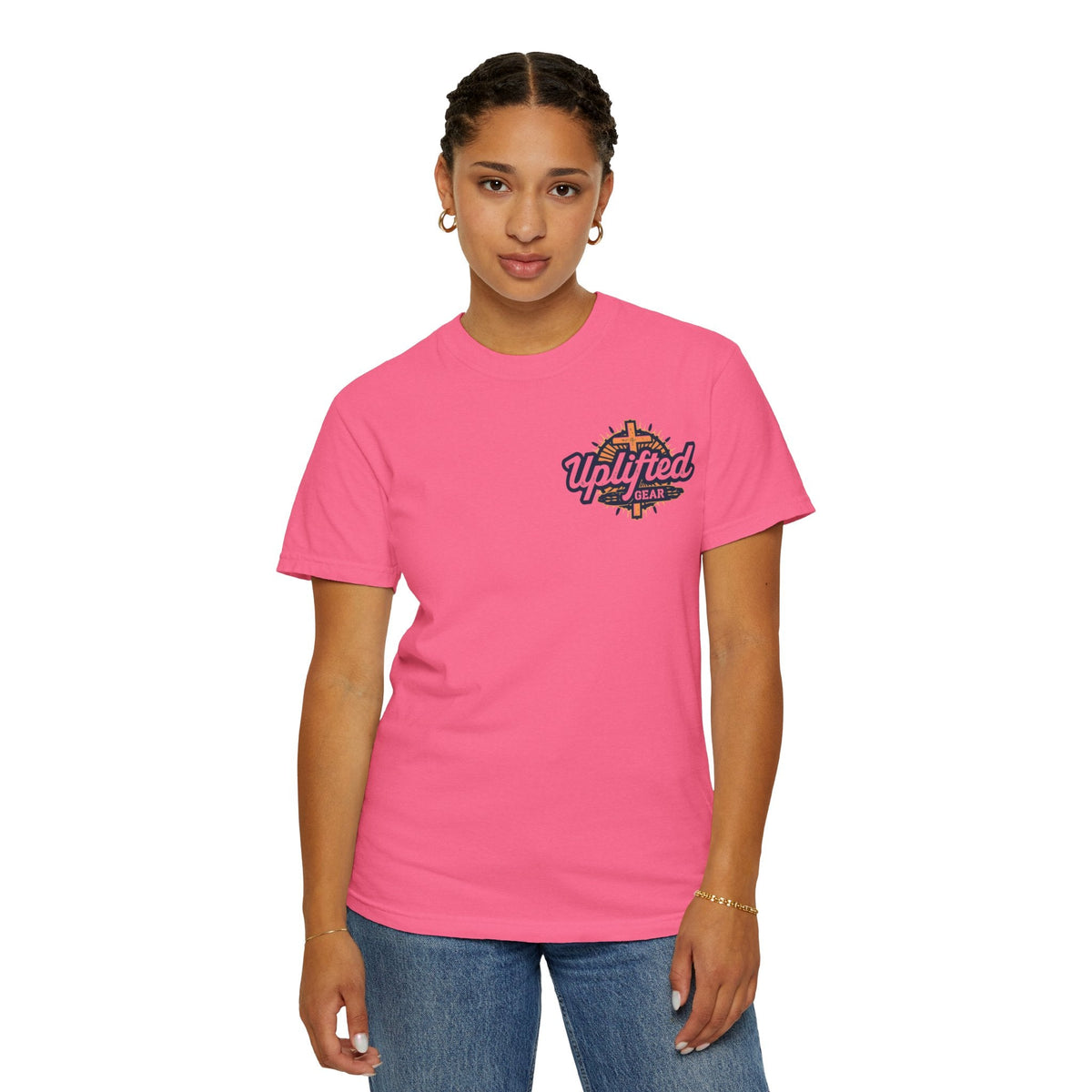 Trust in The Lord Proverbs 3:5-6 Biblical Design Unisex Garment-Dyed T-shirt Printify