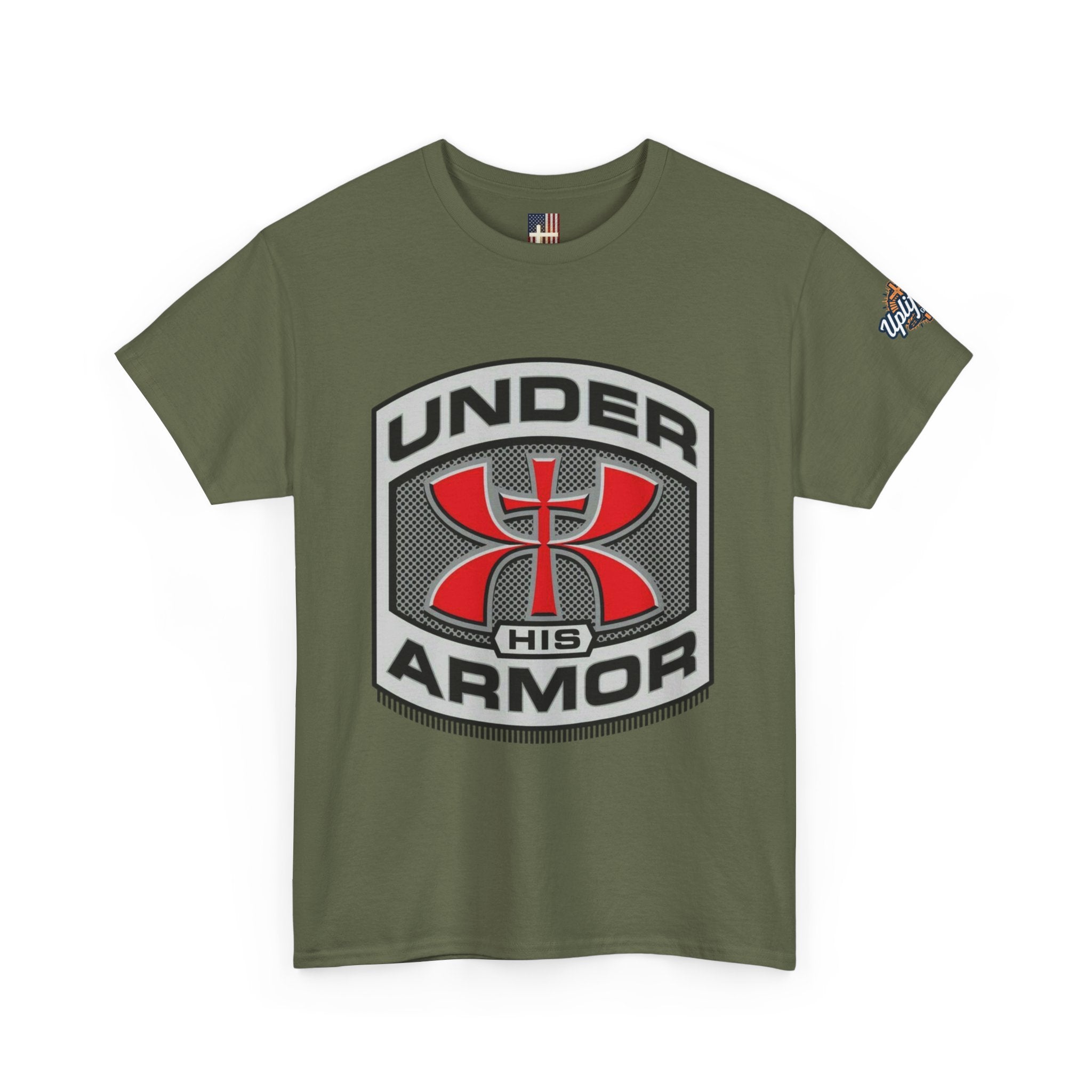Under HIS Armor Christian T-Shirt — Faith-Inspired Under Armour Style Printify