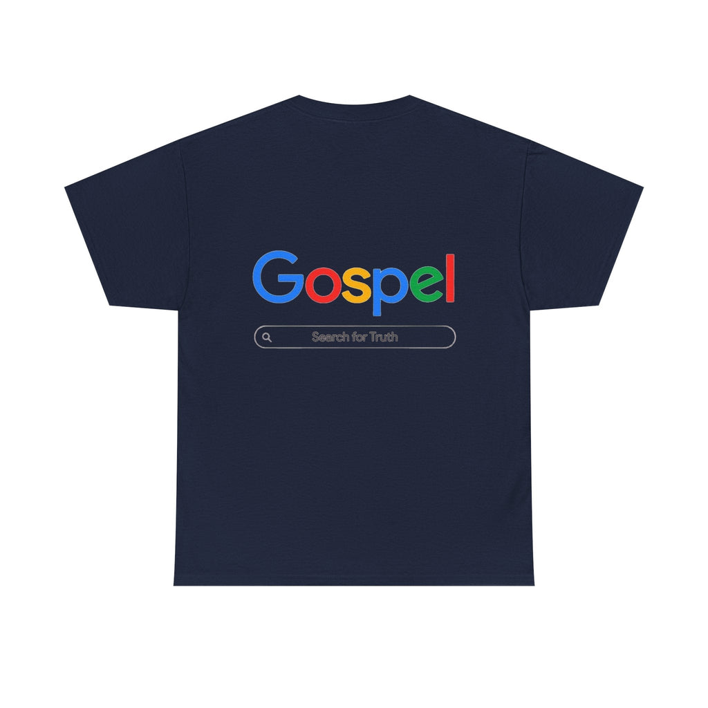 Gospel Graphic Tee — "Gospel" Colorful Logo Christian T-Shirt Printify