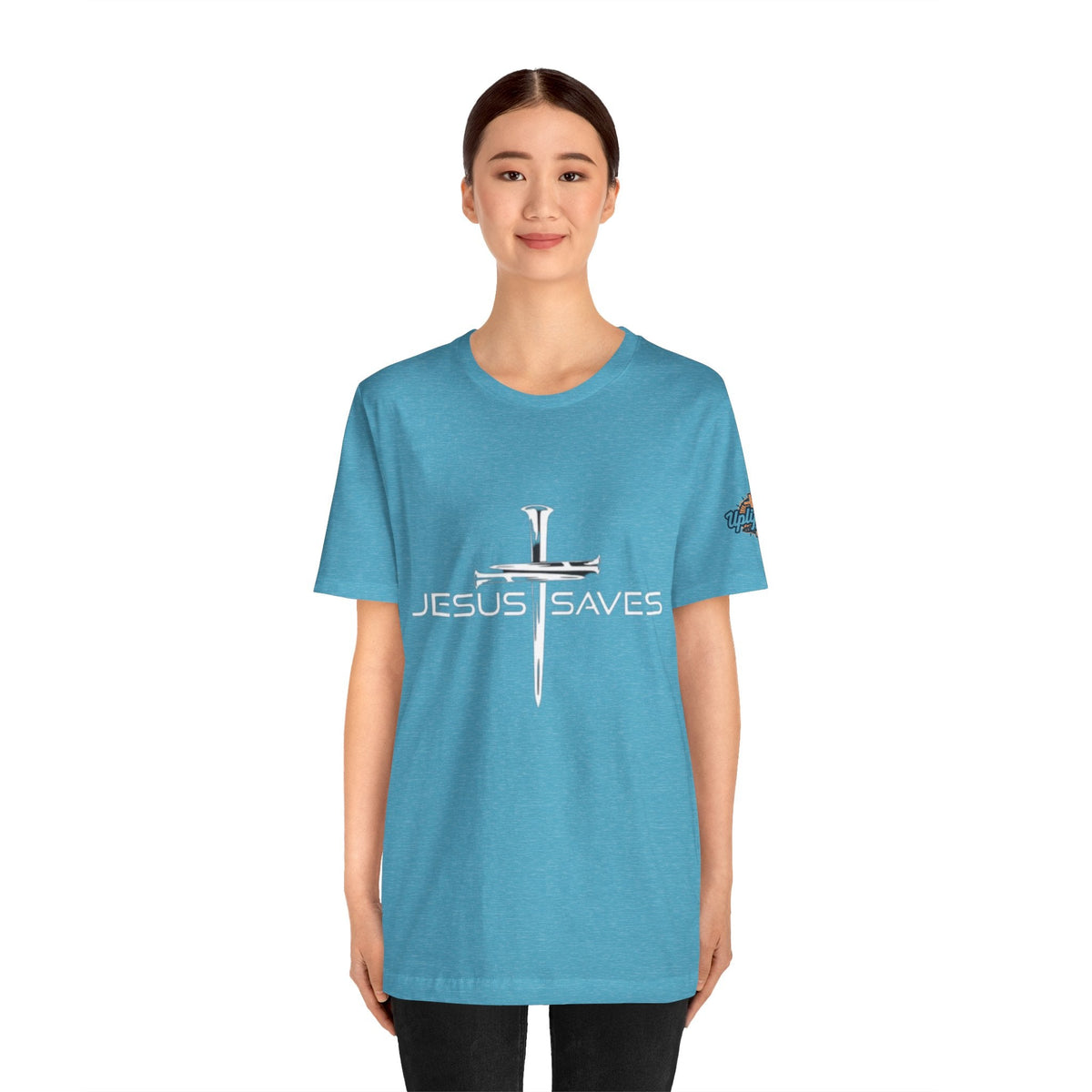 Copy of Jesus Saves T-shirt – 3 Nails Crucifix Cross Christian T-shirt for Redemption Faith & Bold Salvation Printify