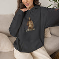 Abide Jesus Hoodie — Vintage 'The Dude' Religious Graphic Hoodie Printify