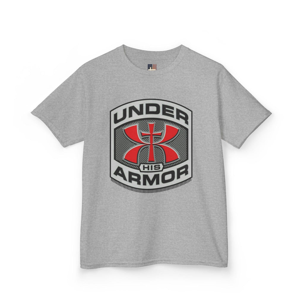 Under HIS Armor Christian T-Shirt — Faith-Inspired Under Armour Style Printify