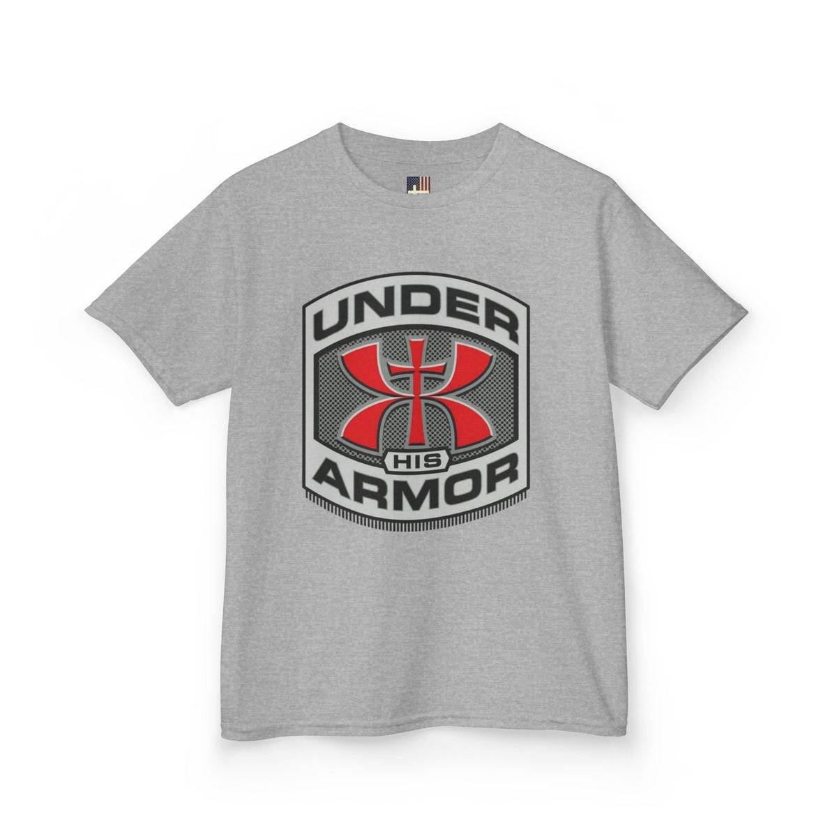 Under HIS Armor Christian T-Shirt — Faith-Inspired Under Armour Style Printify