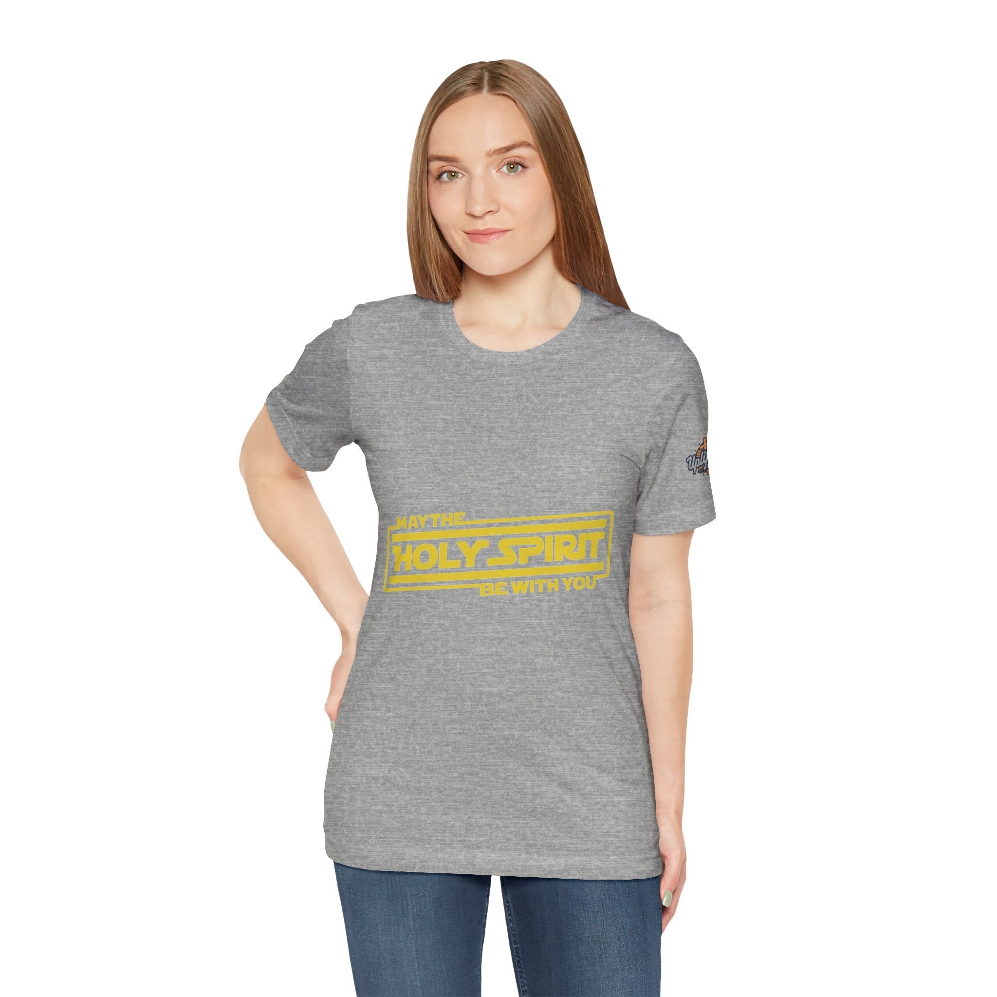 May the Holy Spirit Be With You T-shirt - Christian Star Wars Parody T-shirt Printify