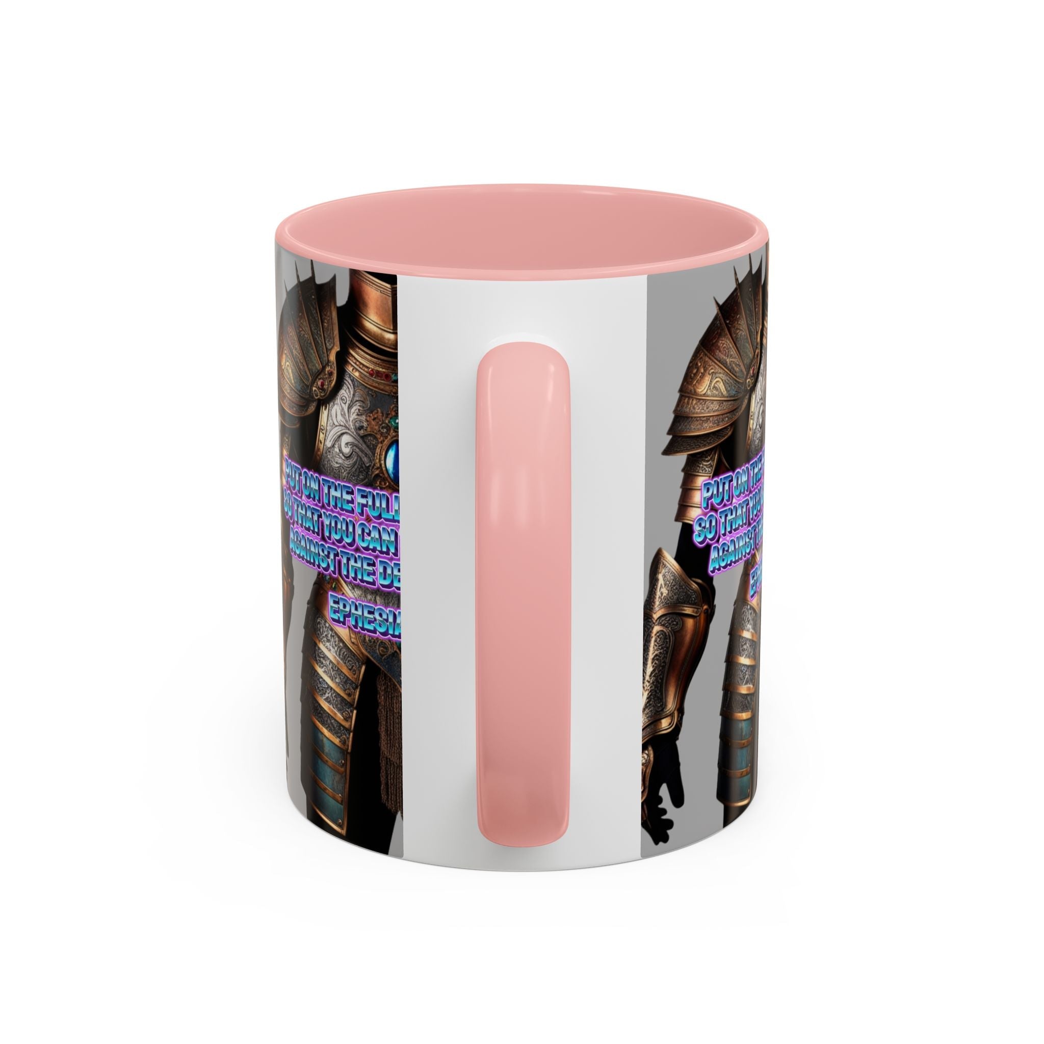 Religious Graphic Armor Of God Design - Accent Coffee Mug (11, 15oz) Printify