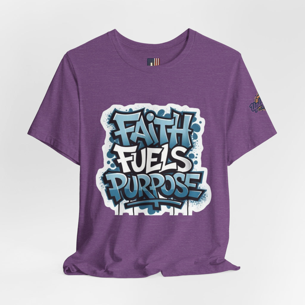Faith Fuels Purpose T-shirt – Inspirational Christian T-shirt for Divine Drive & Unstoppable Belief Printify