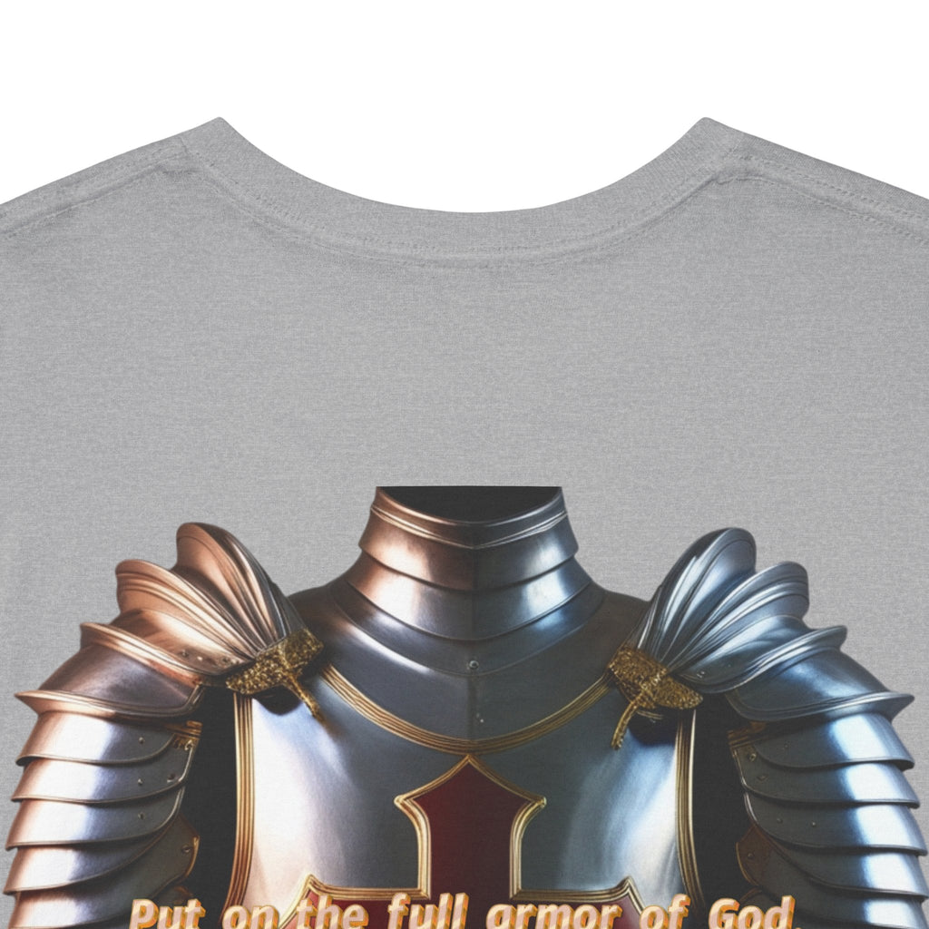 Religious Graphic Armor Of God Design - Unisex Heavy Cotton Tee Printify