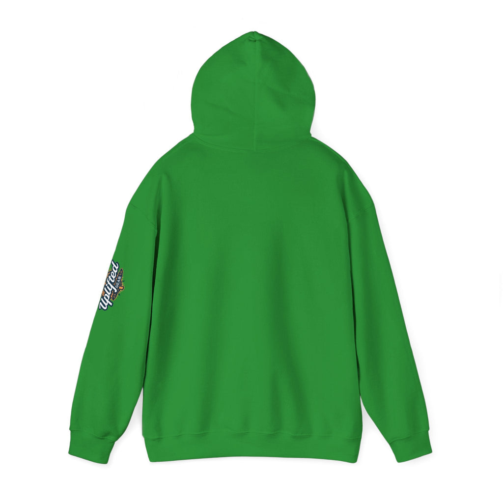 Under Armor Logo Hoodie — Black Athletic Pullover Printify