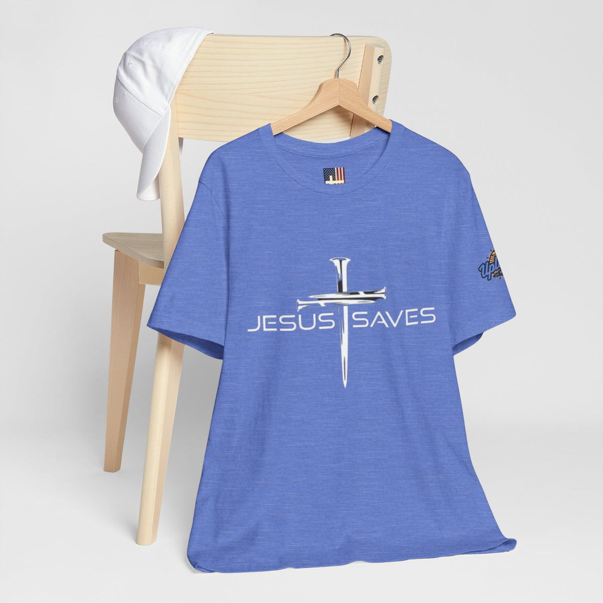 Copy of Jesus Saves T-shirt – 3 Nails Crucifix Cross Christian T-shirt for Redemption Faith & Bold Salvation Printify