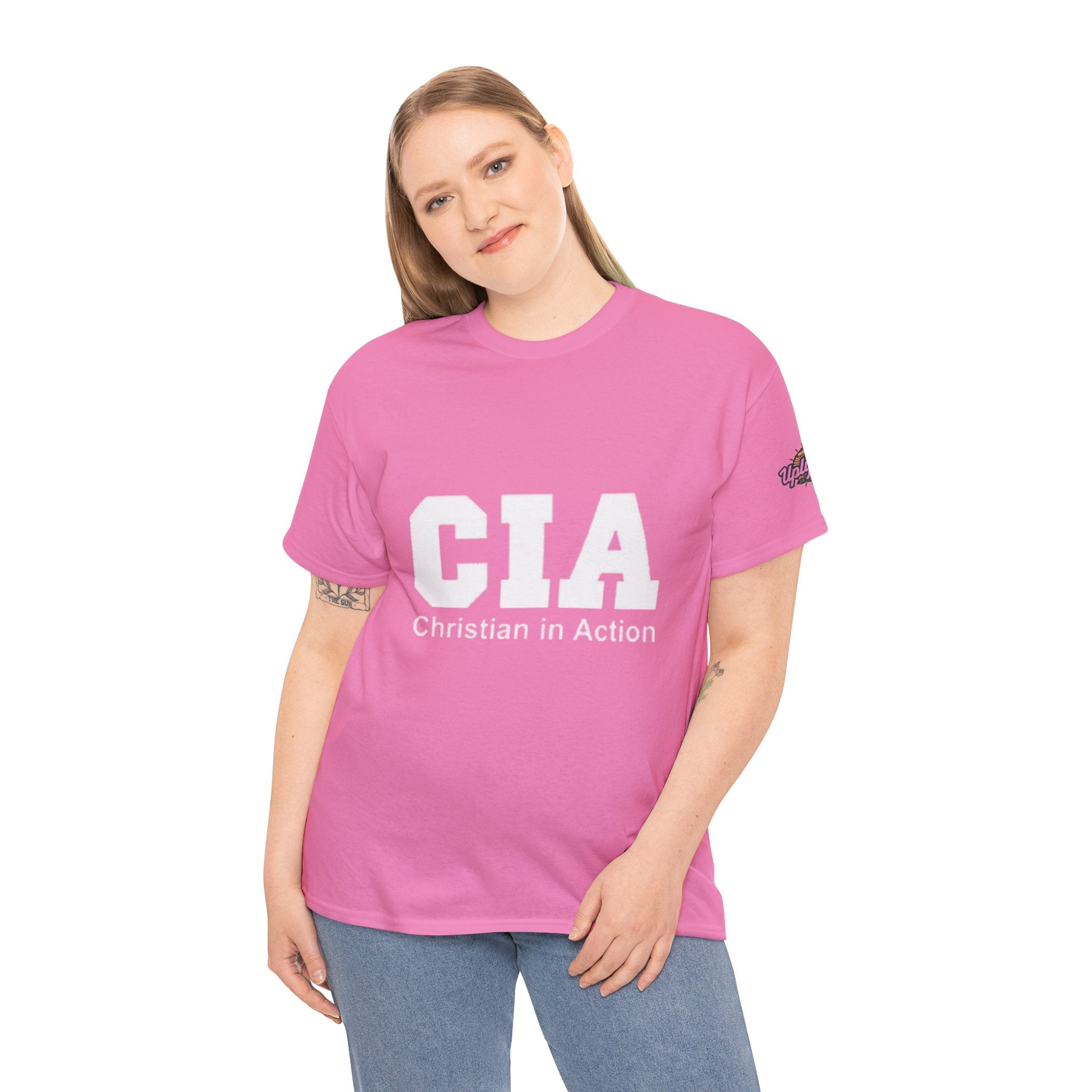 CIA Christian in Action T-shirt - Funny Faith Parody T-shirt - Mission Ready Apparel Printify