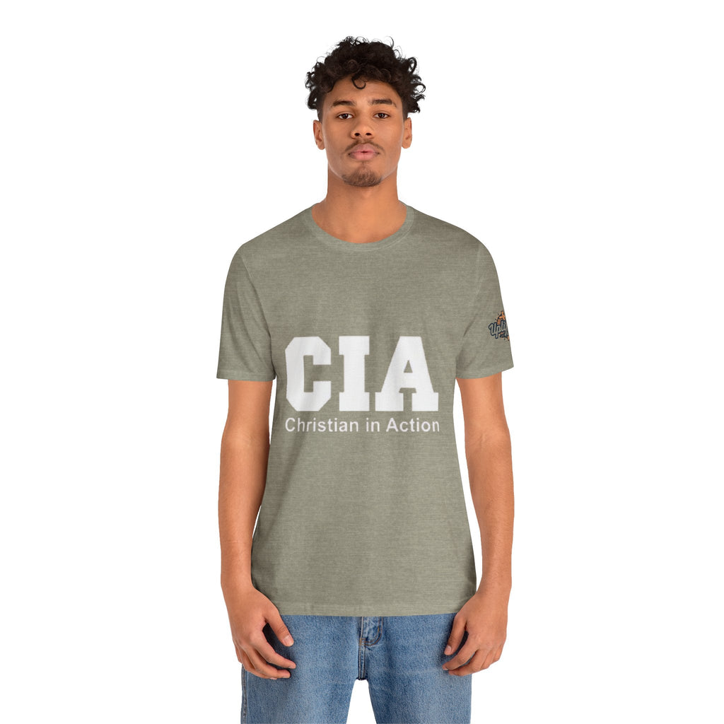 CIA Christian in Action T-shirt - Funny Faith Parody T-shirt - Mission Ready Apparel Printify