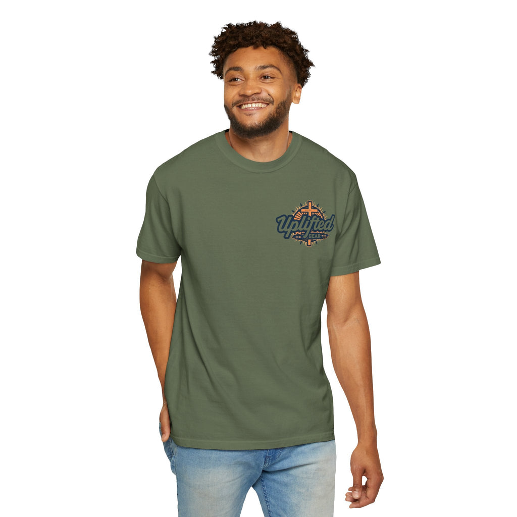 Jesus is King T-Shirt – Bold Christian Faith Tee with Crown & Cross for Eternal Reign Printify