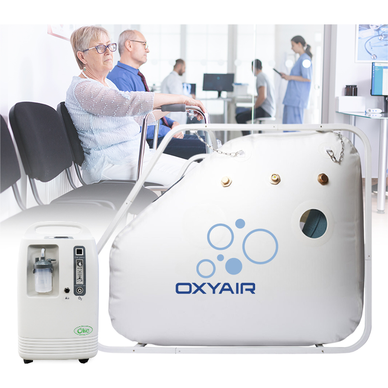 Oxy-Air Soft Sitting Hyperbaric Chamber 1.3-1.5ATA LifeMed USA