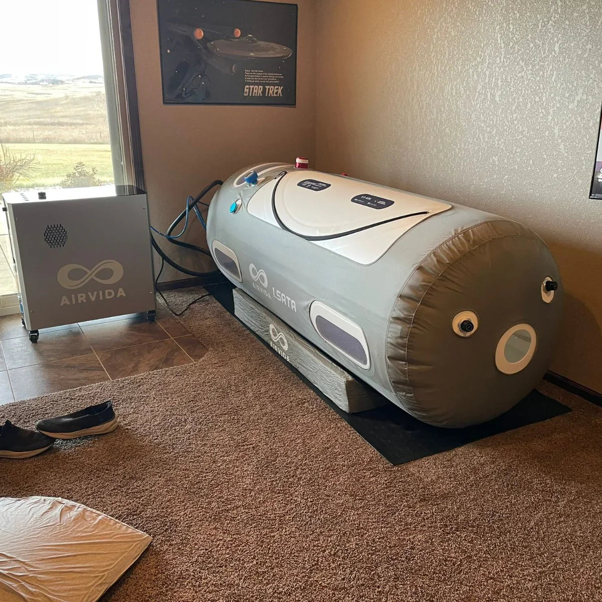 Airvida Portable Lying Hyperbaric Chamber 1.4-1.5ATA LifeMed USA
