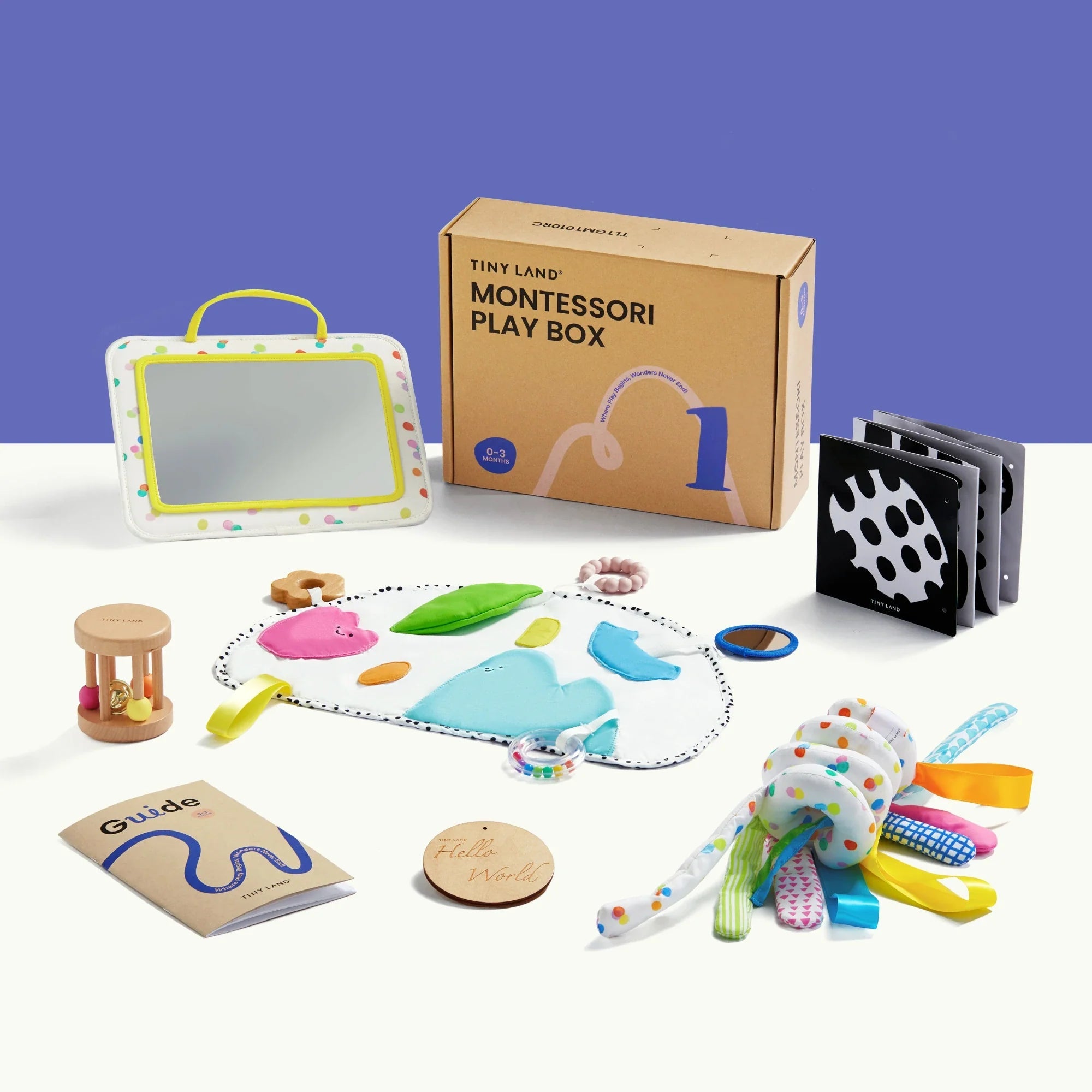Tiny Land® Montessori Sensory Beginnings Baby Set（0–6 months） Tiny Land INC