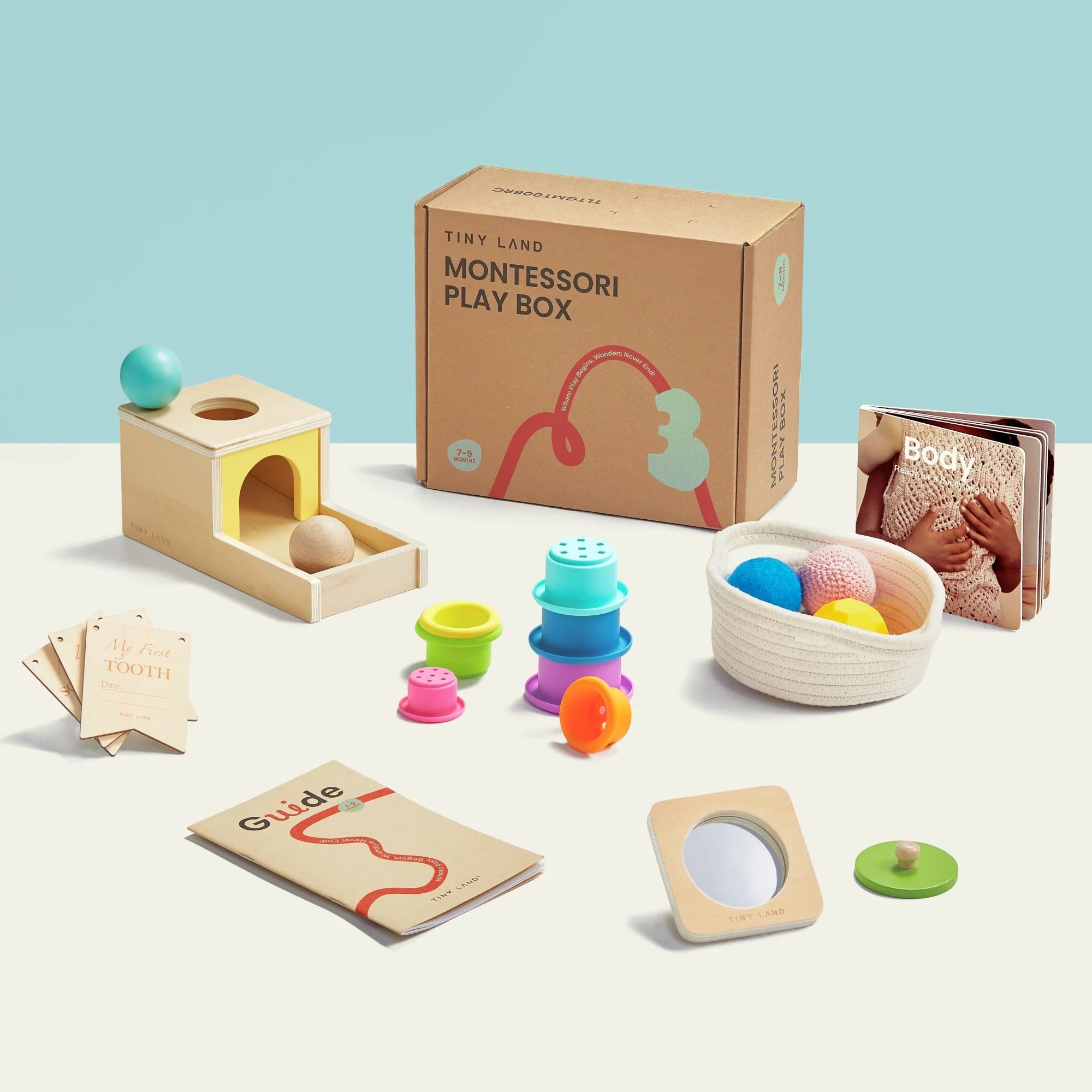 Tiny Land® Montessori Toys for Newborns (7–9 Months) Tiny Land INC