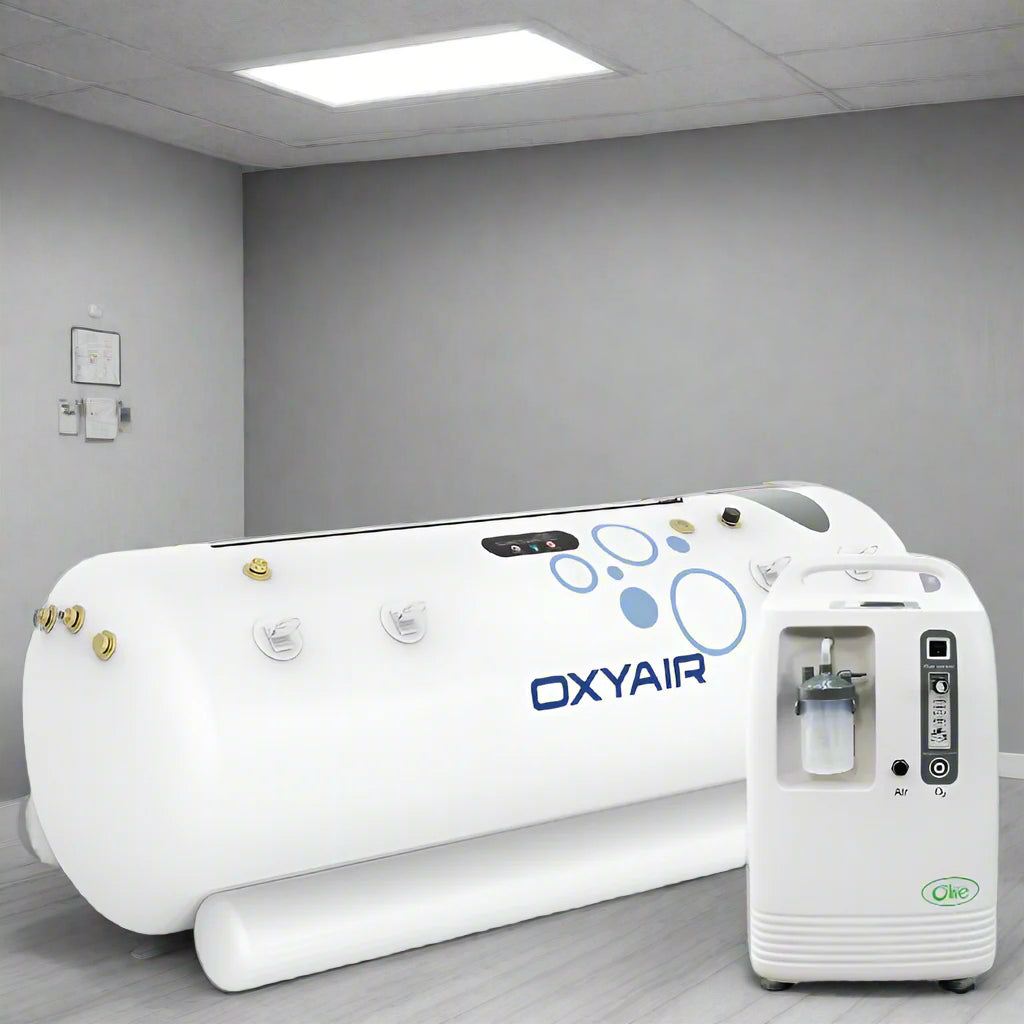 Oxy-Air Portable Home Soft Lying Hyperbaric Chamber 1.3ATA-1.5ATA LifeMed USA