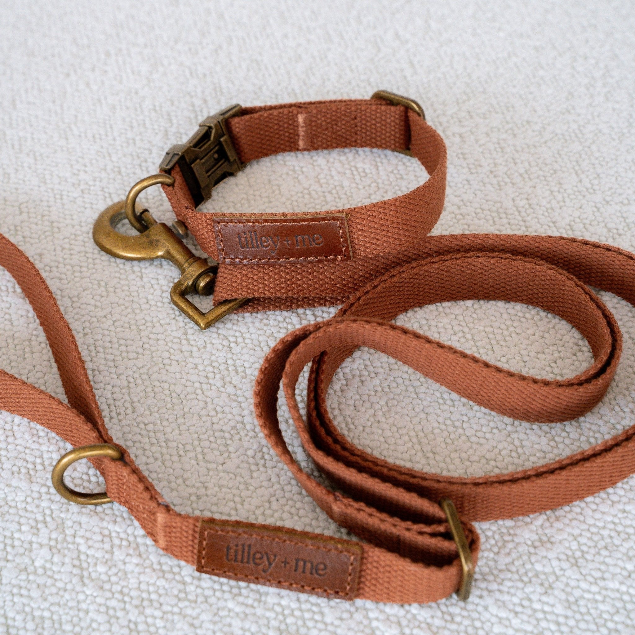 Hemp Cotton Dog Leash - Durable, Sustainable, Adjustable, Lightweight & Soft Tilley + Me