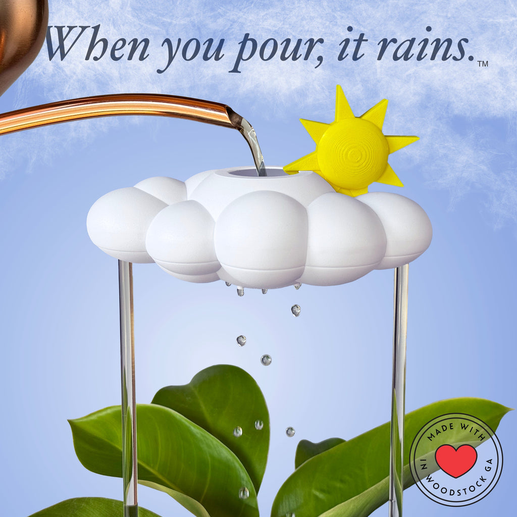 Original Dripping Rain Cloud with Sun Charm The Cloud Makers