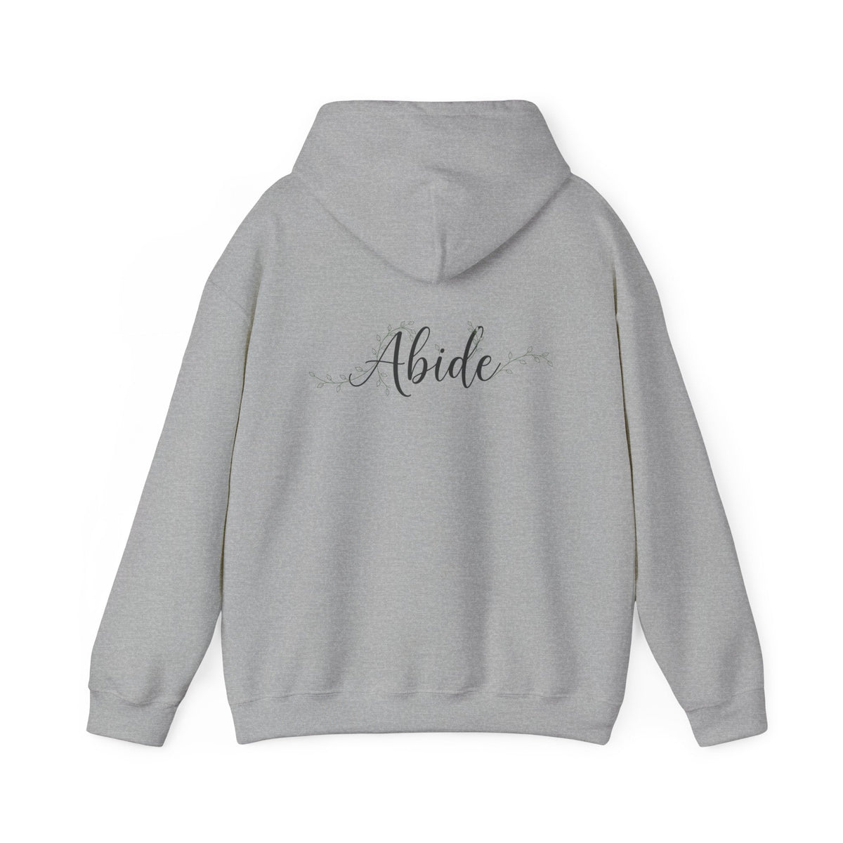 Abide Hoodie – Vine Wrapped John 15:5 Christian Hoodie for Cozy Devotion Printify