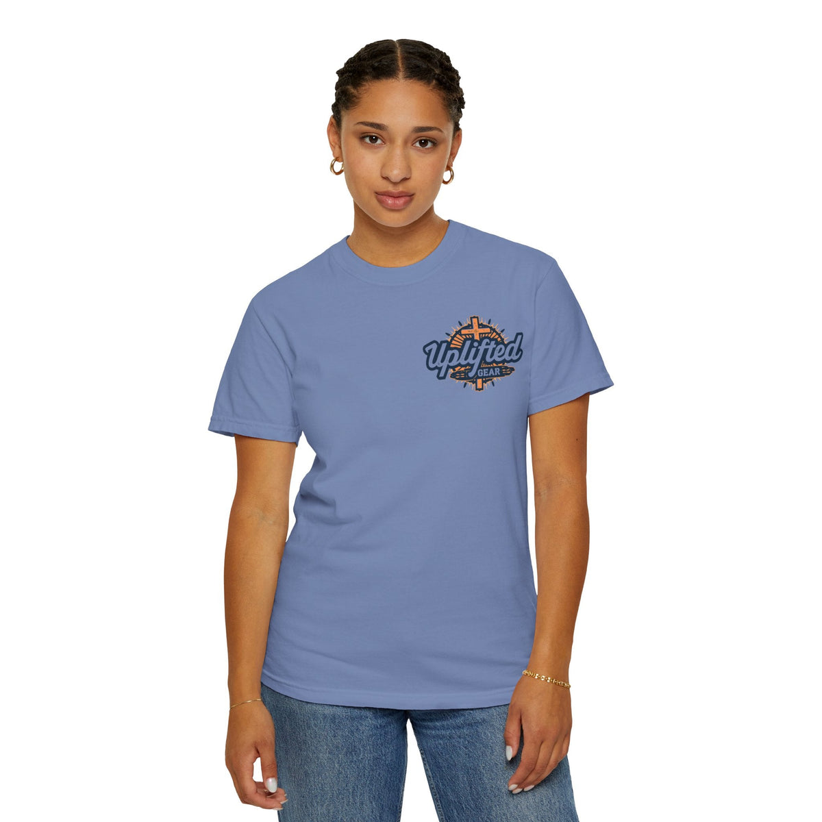 Trust in The Lord Proverbs 3:5-6 Biblical Design Unisex Garment-Dyed T-shirt Printify