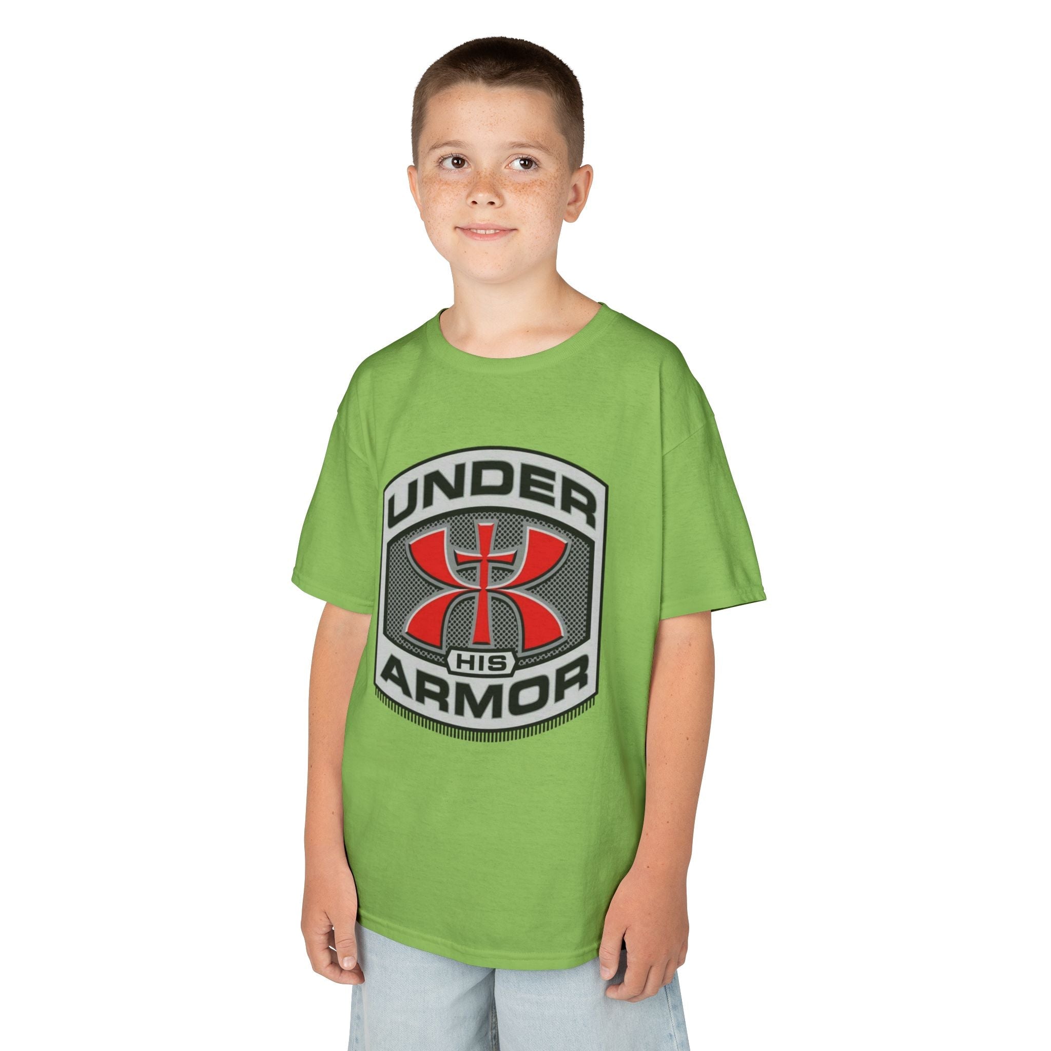 Under HIS Armor Christian T-Shirt — Faith-Inspired Under Armour Style Printify