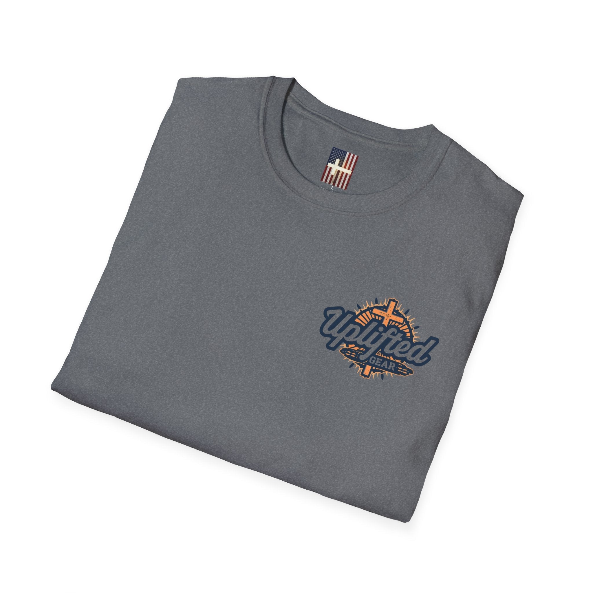 Jesus Is King T-shirt | Modern Typographic Cross Christian T-shirt Printify