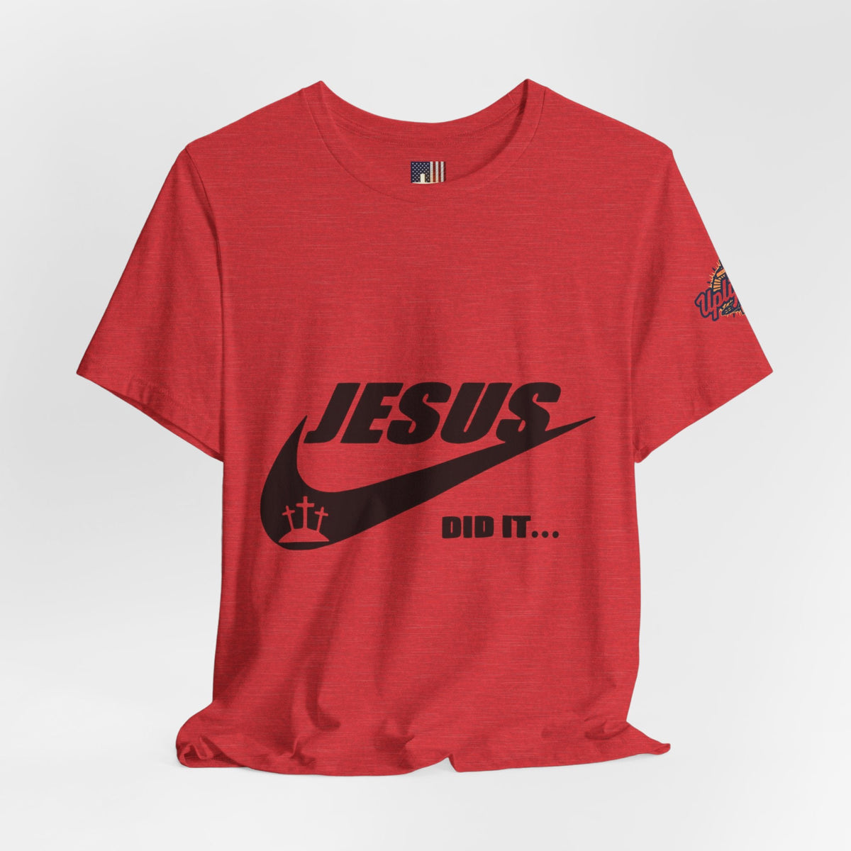 Jesus Did It T-shirt - Funny Christian Parody T-shirt - Faith & Victory Apparel Printify