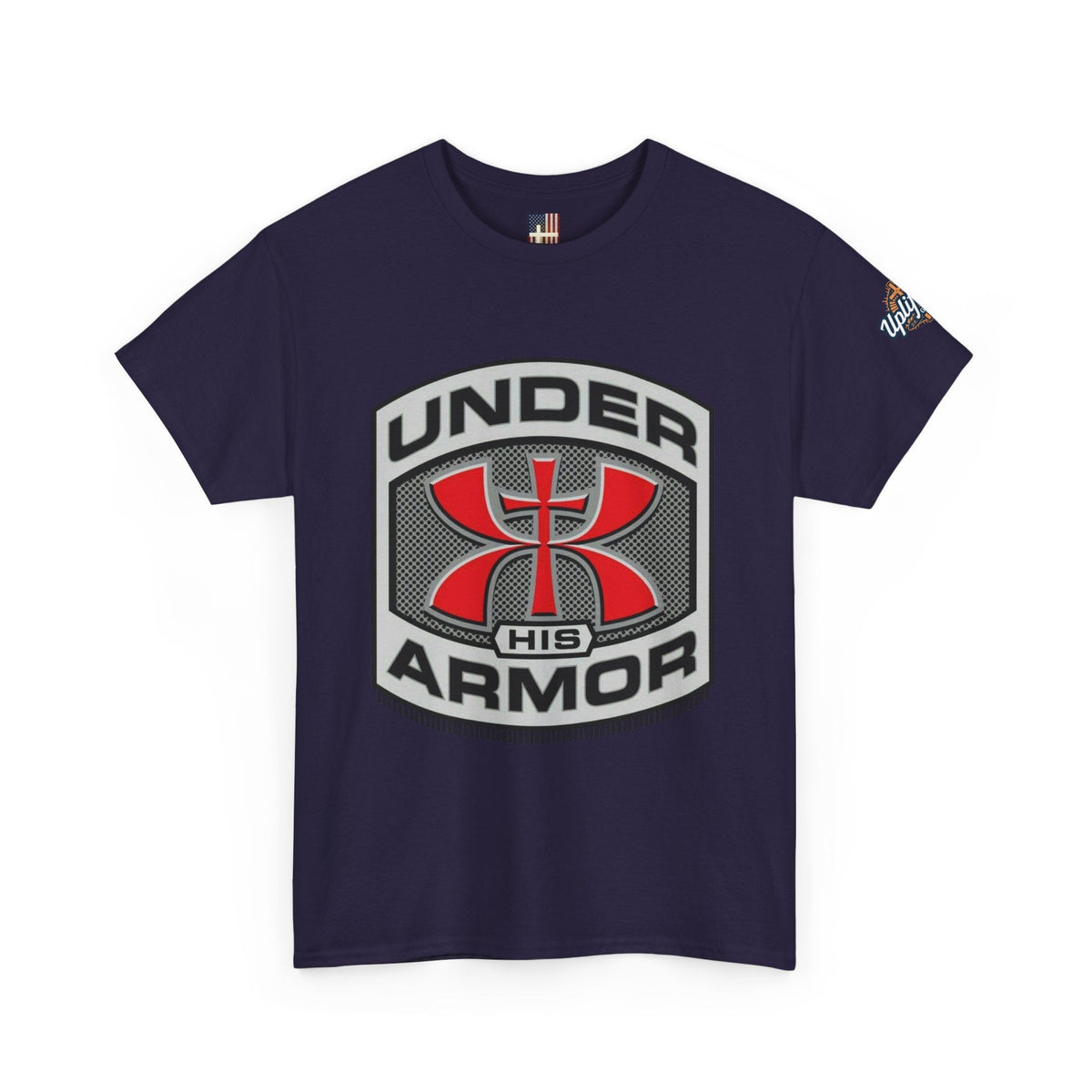 Under HIS Armor Christian T-Shirt — Faith-Inspired Under Armour Style Printify