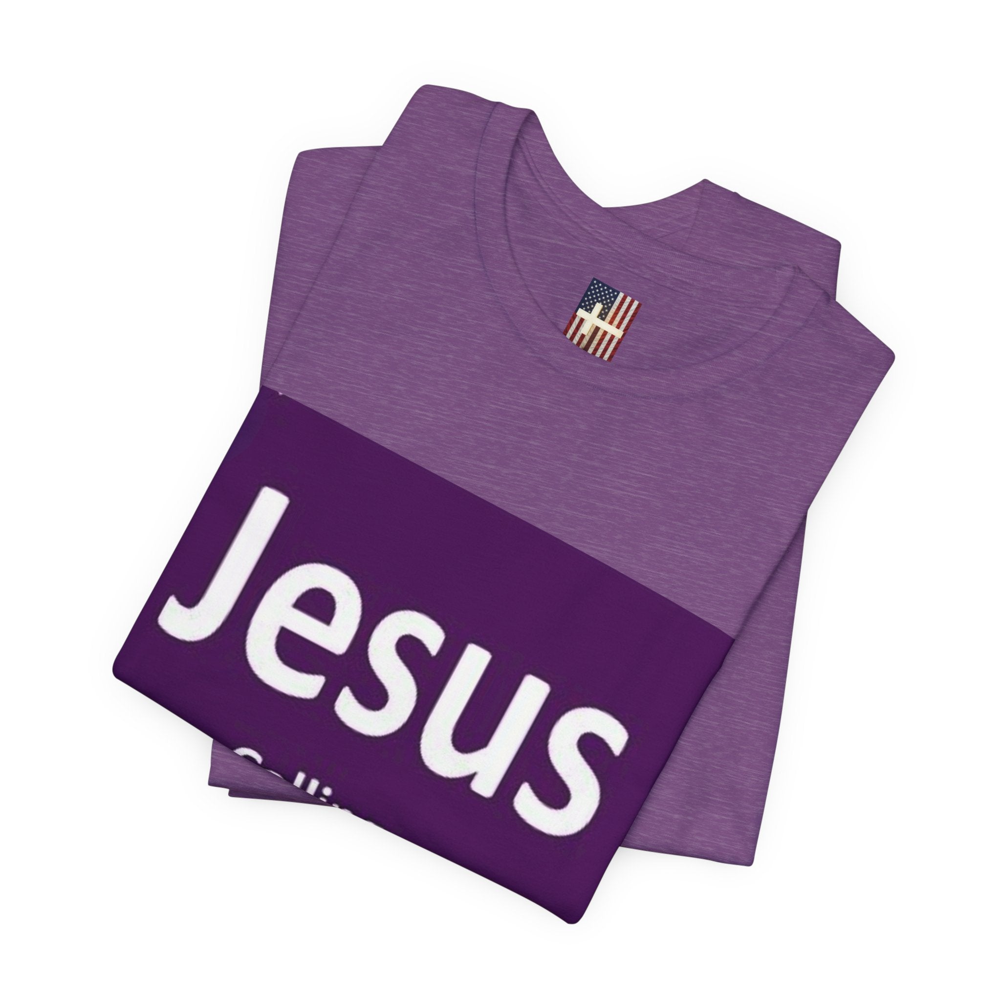 Jesus Calling T-shirt – Funny Cell Phone Screen Christian T-shirt for Divine Connection & Faith Humor Printify
